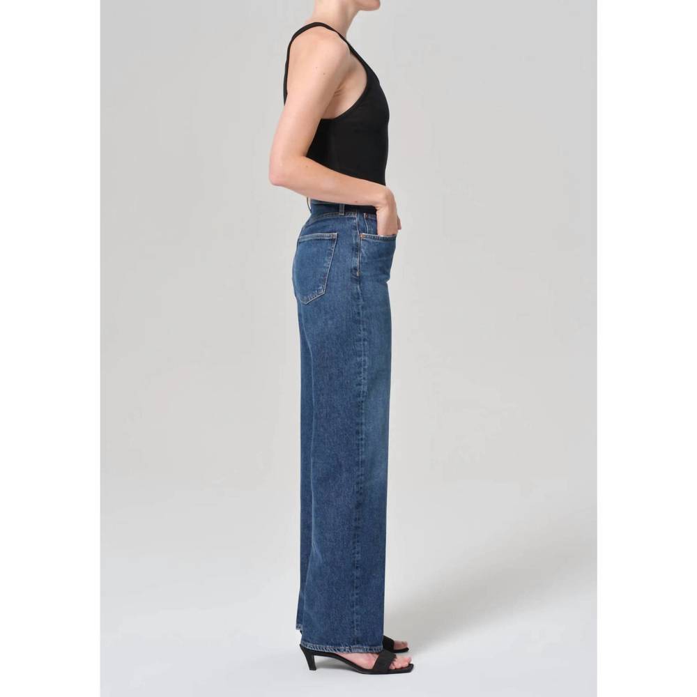 NEW AGOLDE harper mid rise straight jeans in tempo - Picture 3 of 4
